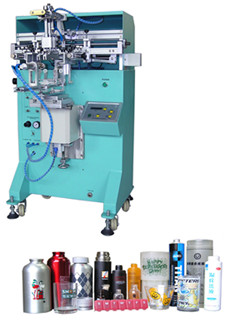 Cylindrical & Oval Bottle Semi Auto Screen Printing Machine