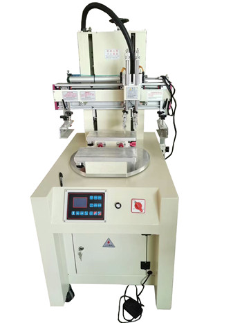 Semi Auto Screen Printing Machine With Rotary Table For Flat