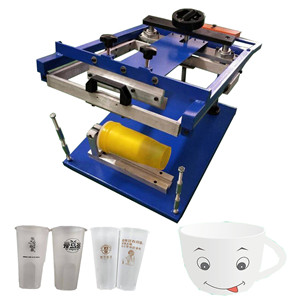 Manual Silk Screen Printing Machine For Round/Cylindrical /Cup/